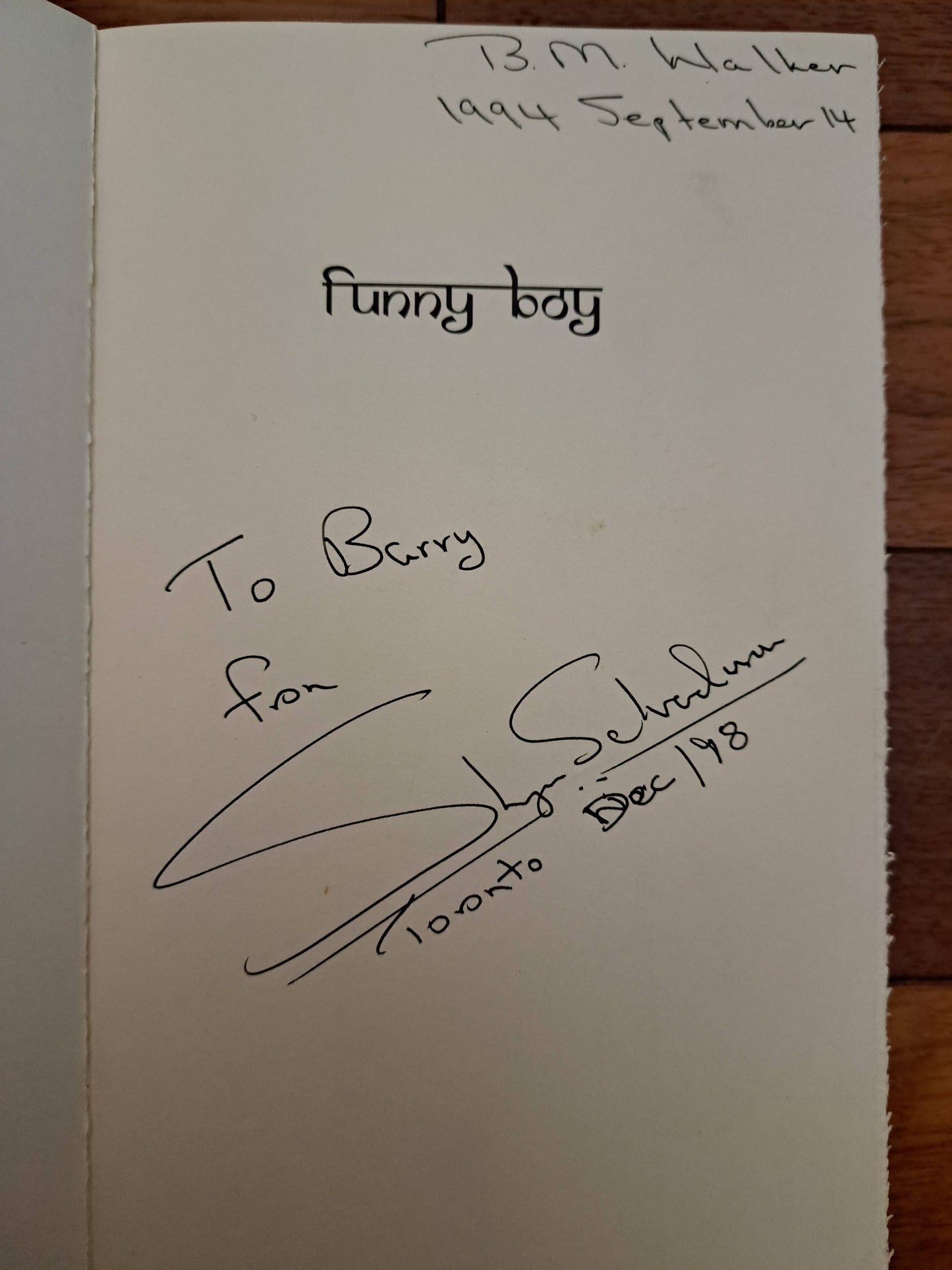 Funny Boy by Shyam Selvadurai