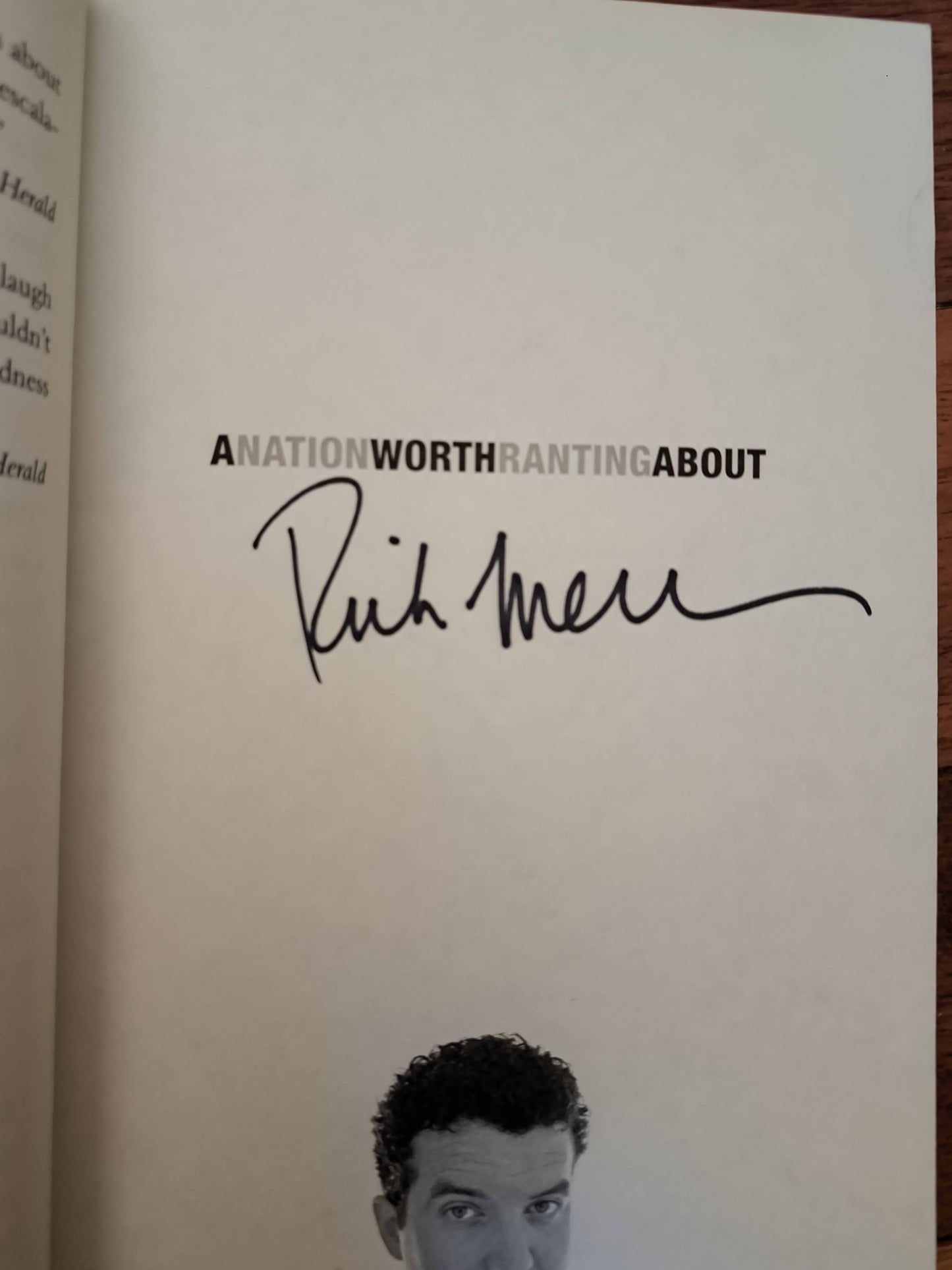 A Nation Worth Ranting About by Rick Mercer