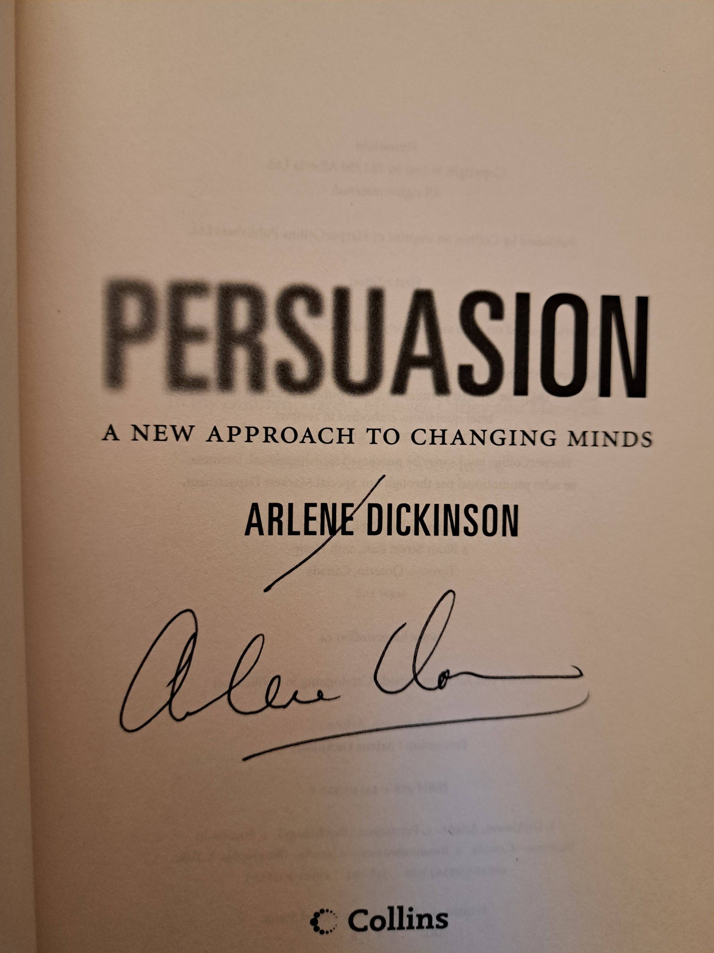Persuasion by Arlene Dickinson