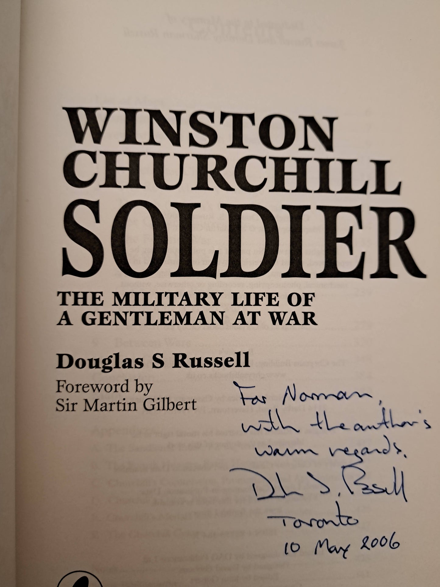 Winston Churchill: Soldier by Douglas S. Russell