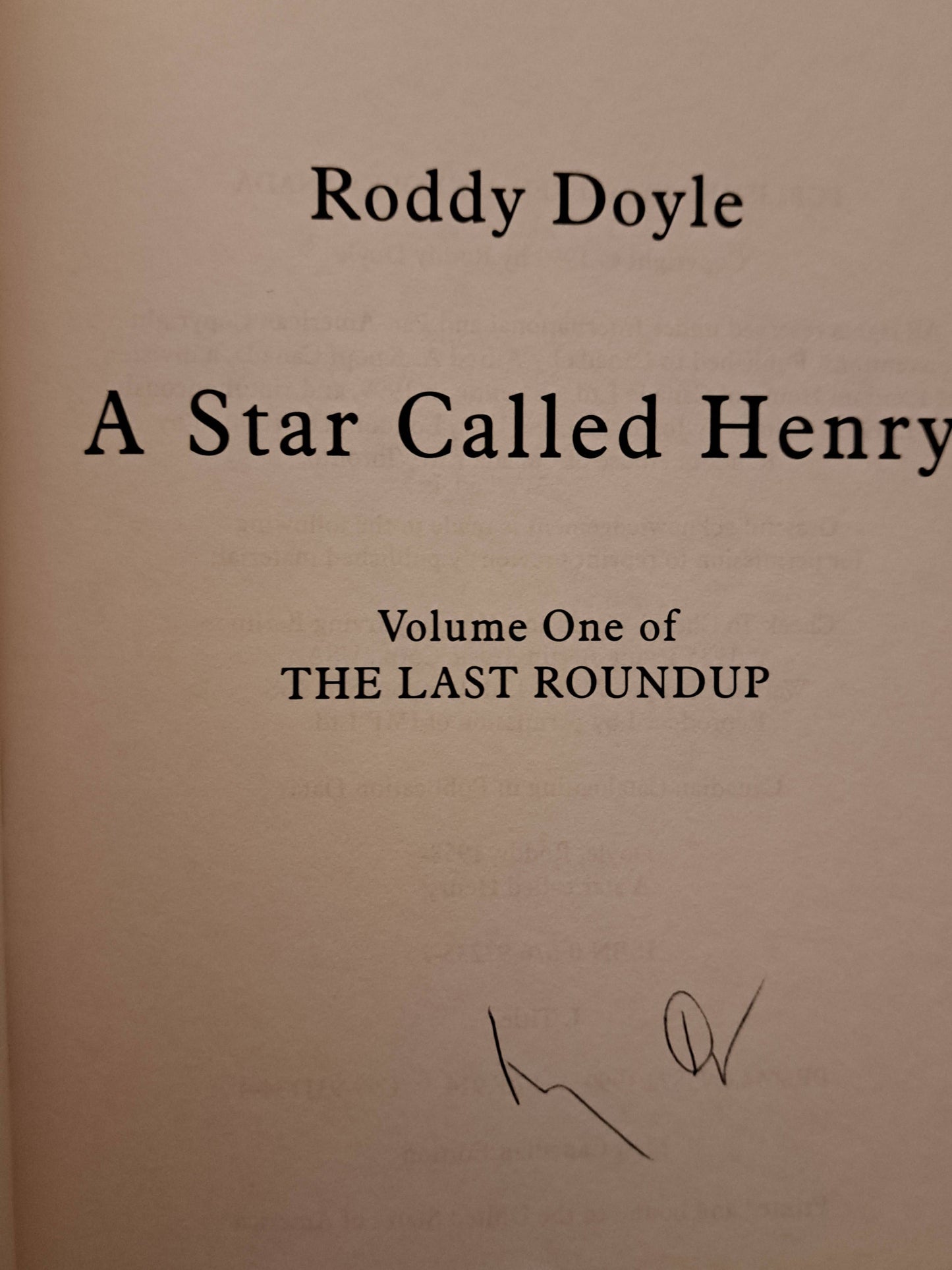 A Star Called Henry by Roddy Doyle