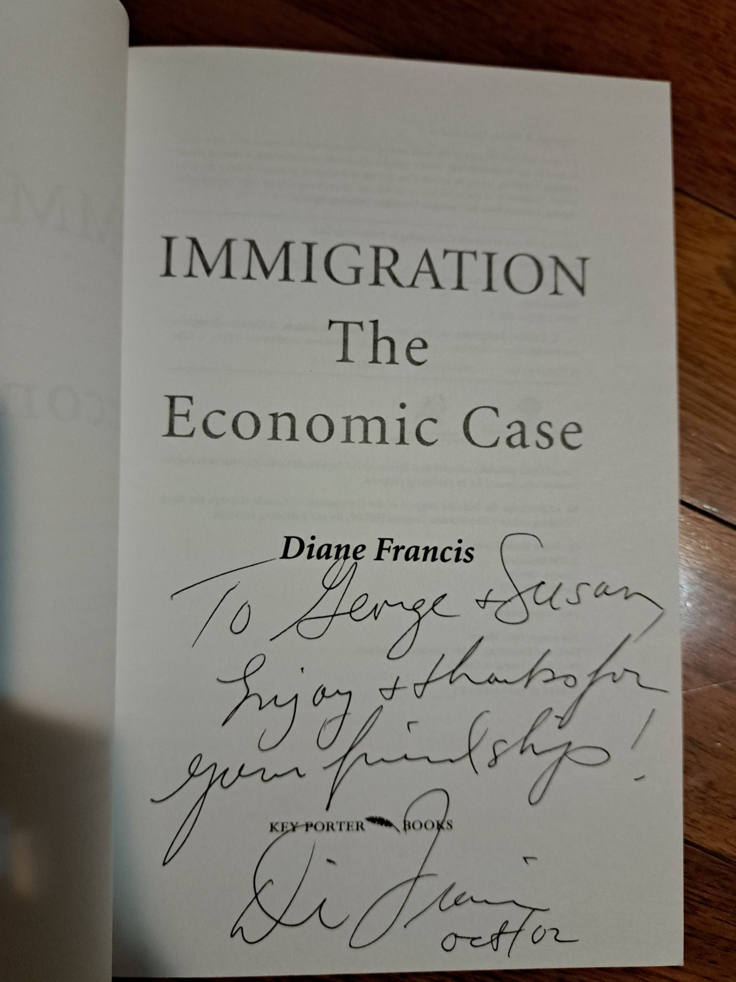 Immigration by Diane Francis