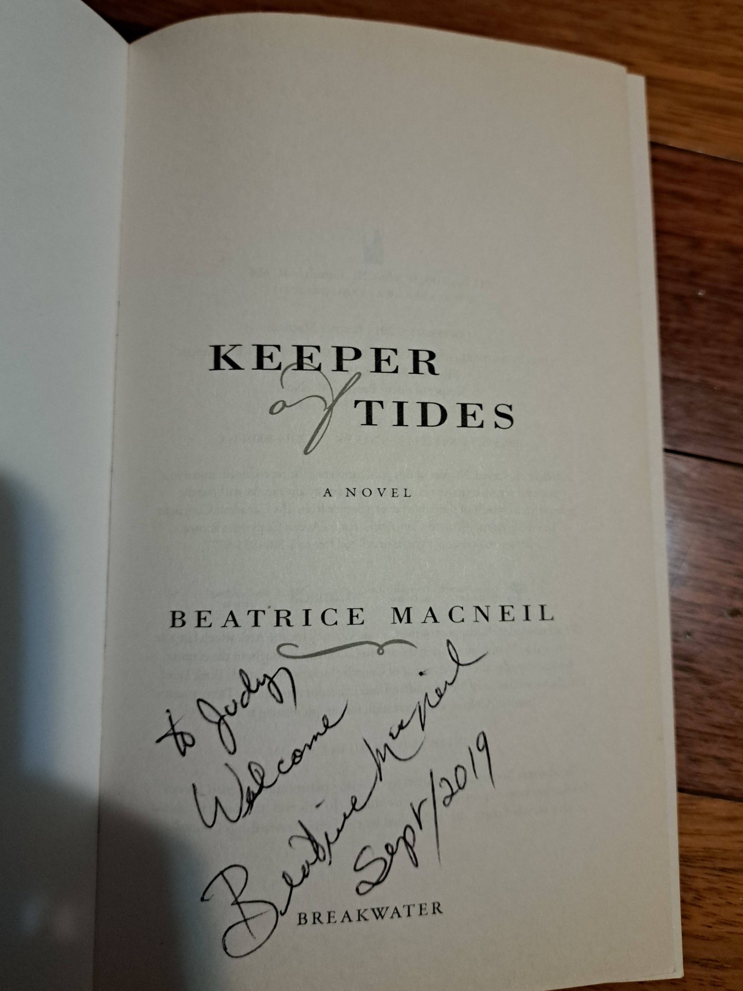 Keeper of Tides by Beatrice MacNeil