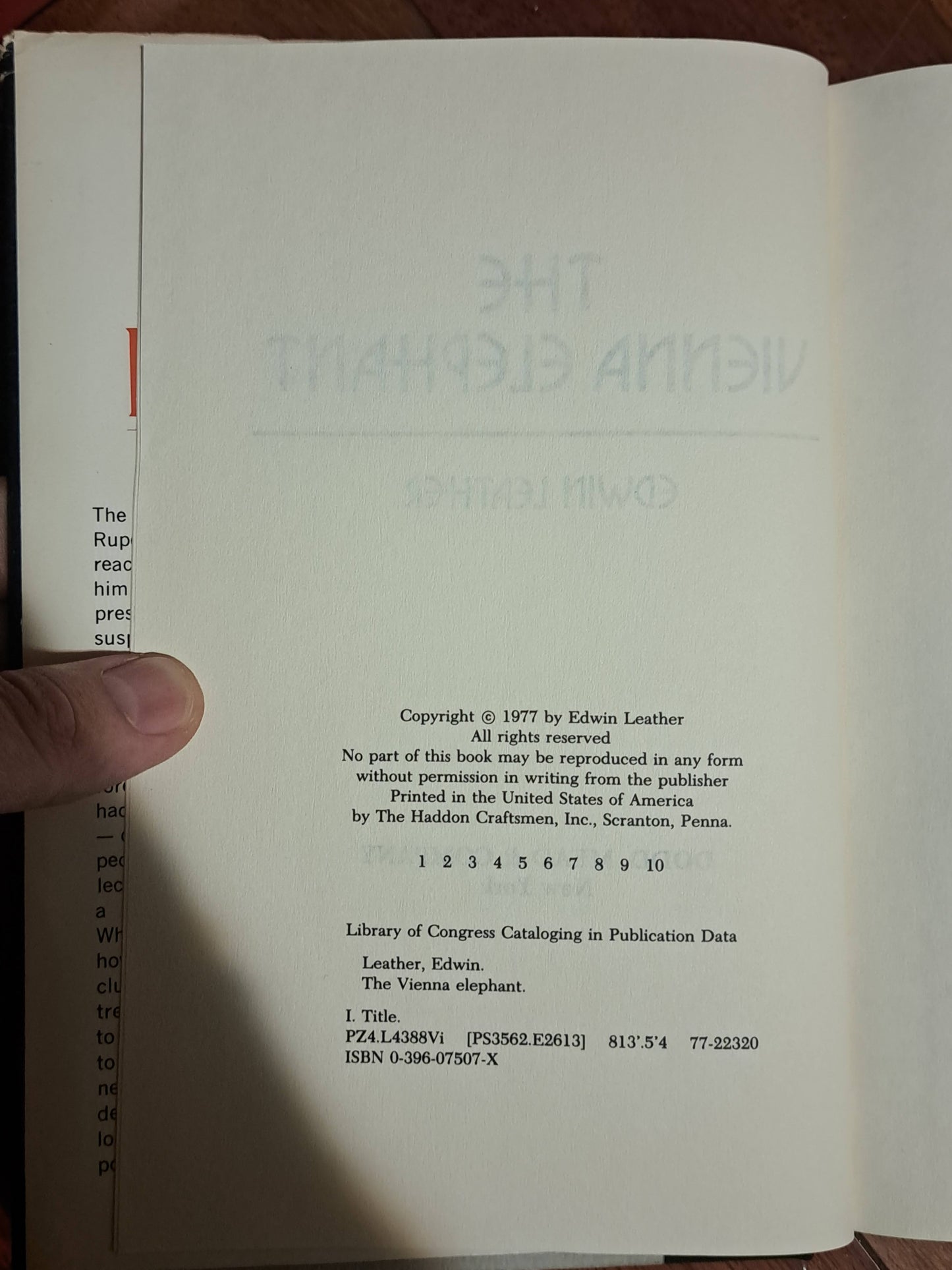 The Vienna Elephant by Sir Edwin Leather