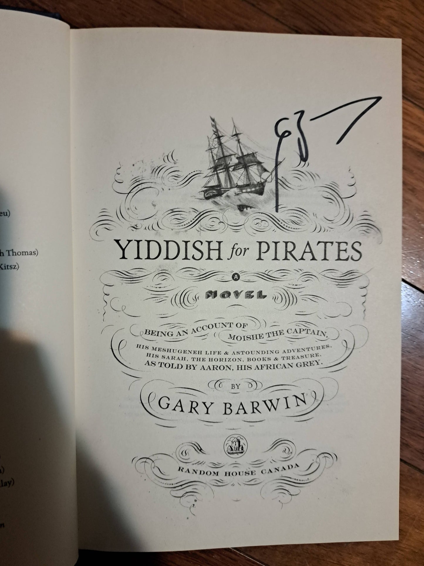 Yiddish for Pirates by Gary Barwin