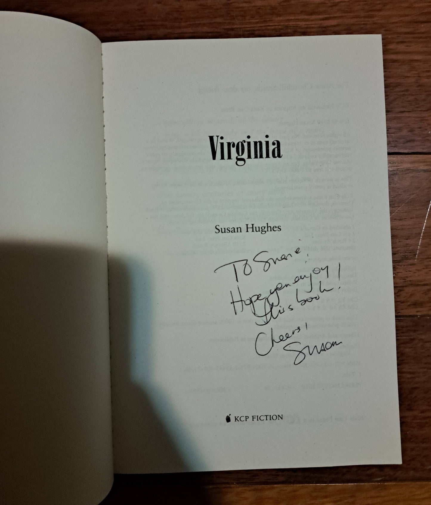 Virginia by Susan Hughes