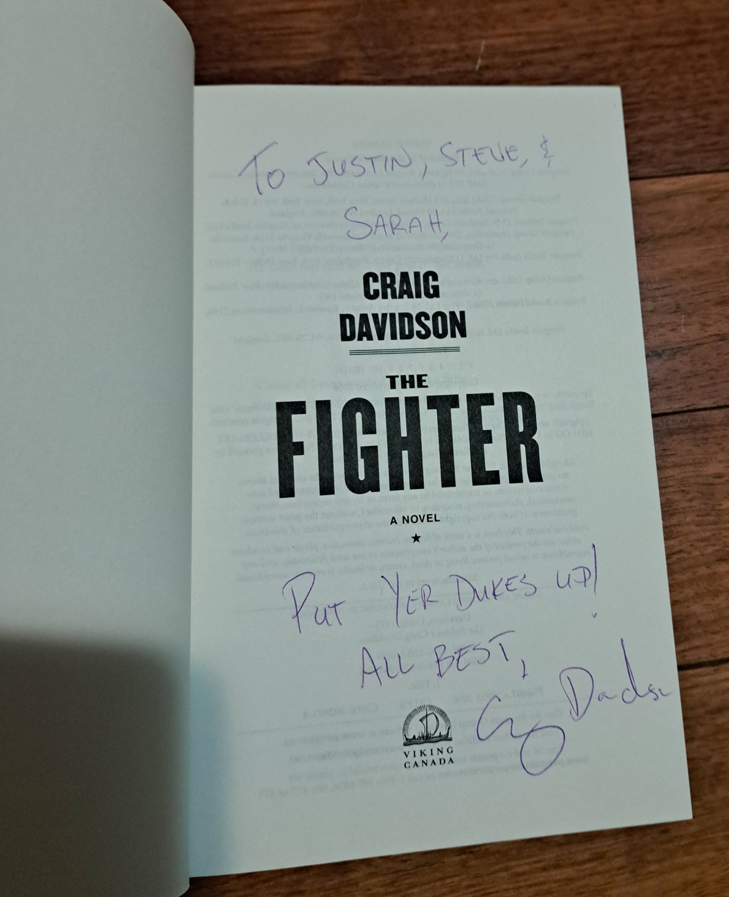 The Fighter by Craig Davidson