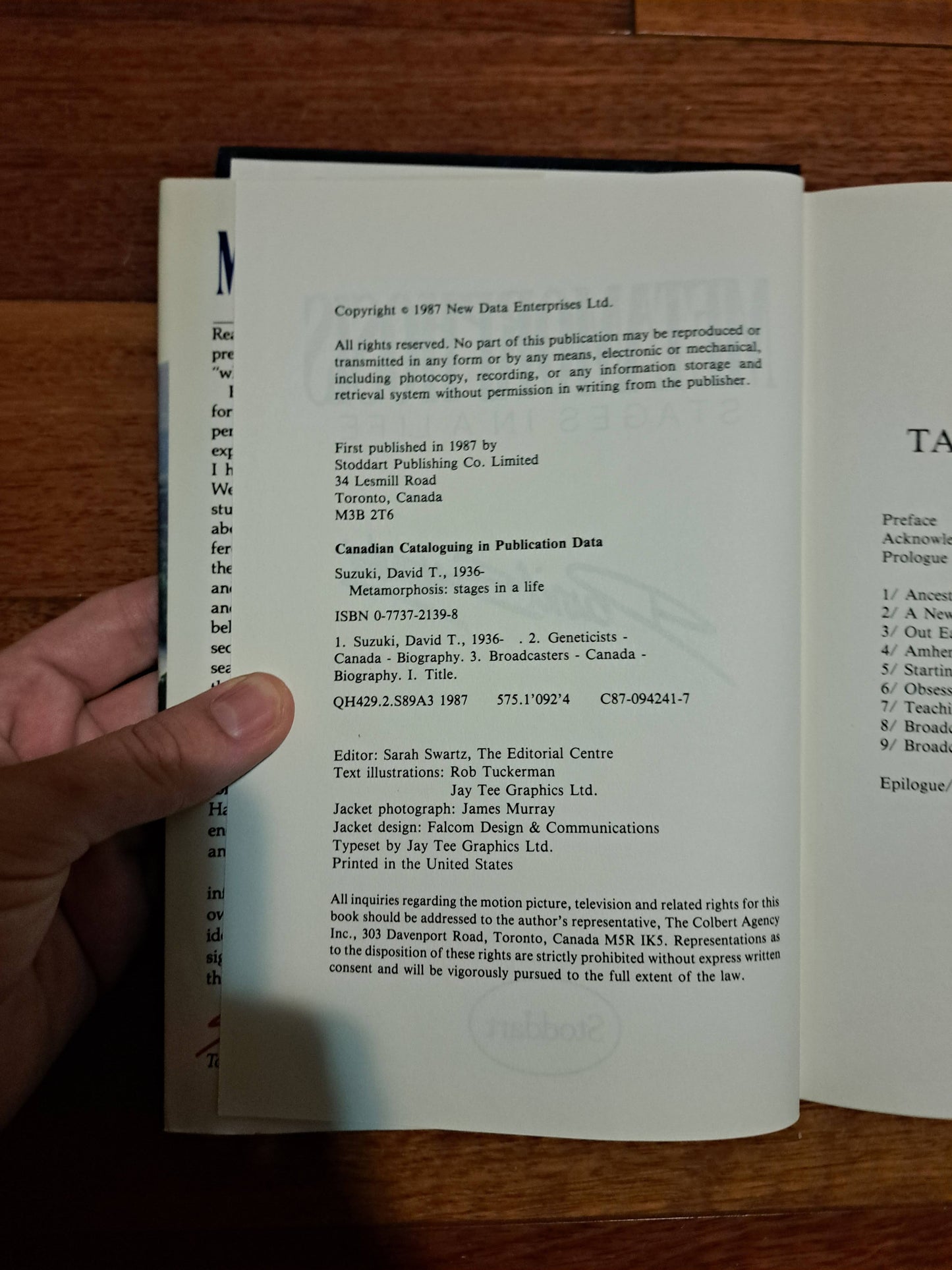 Metamorphosis by David Suzuki