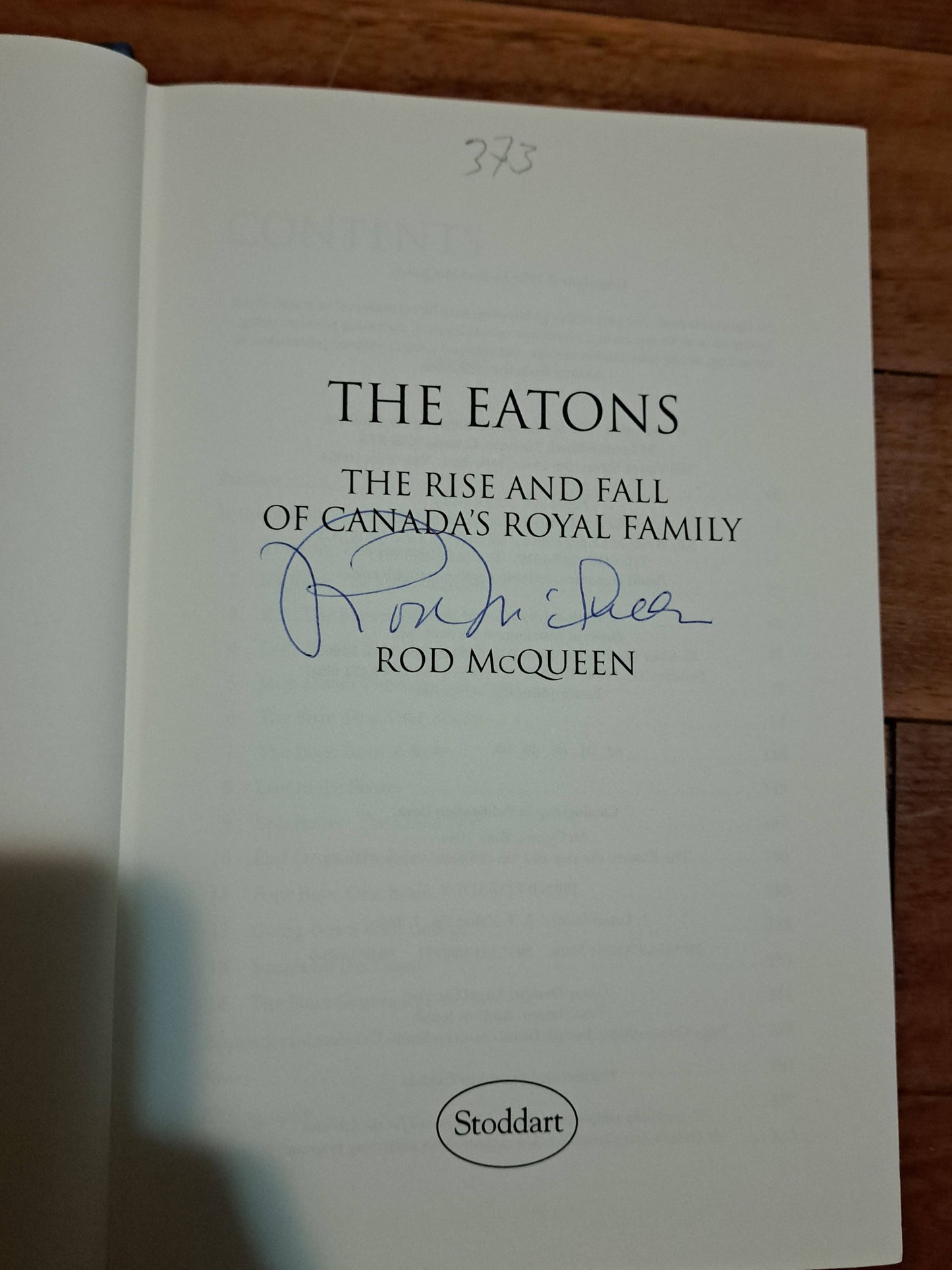 The Eatons by Rod McQueen