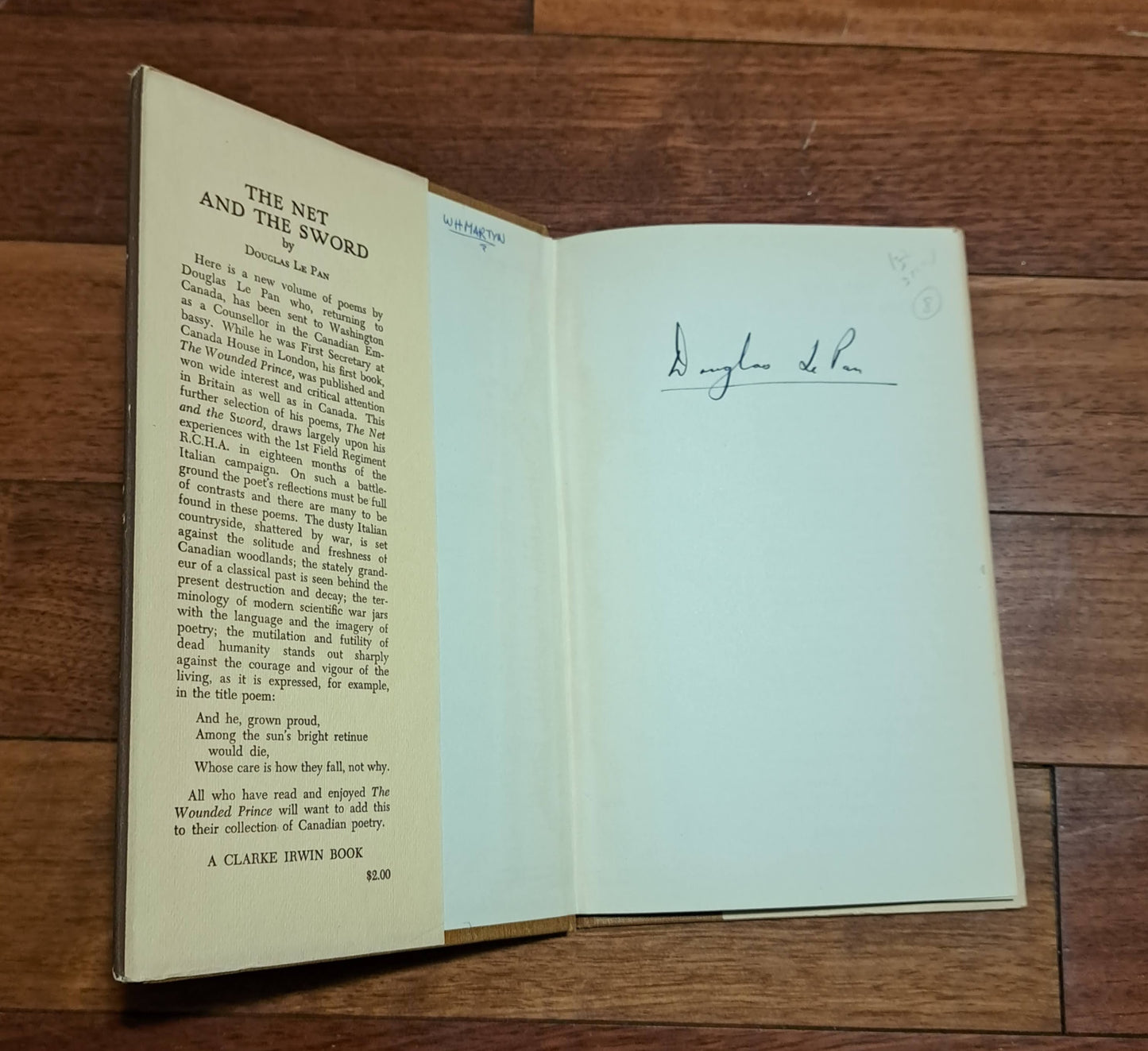 The Net and the Sword by Douglas LePan