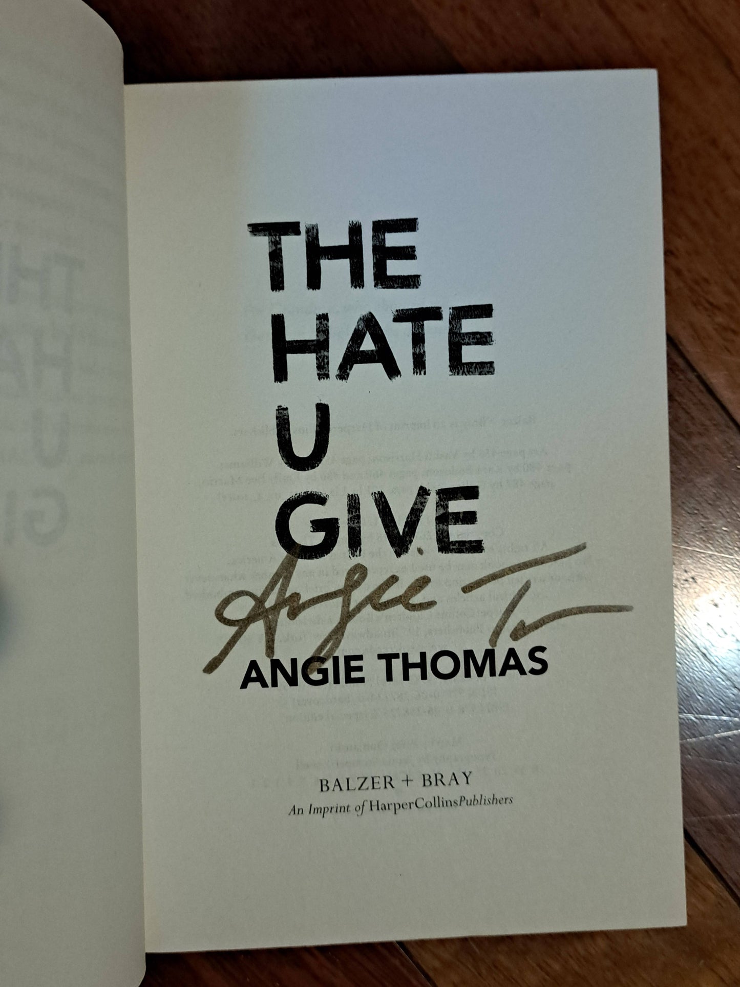 The Hate You Give by Angie Thomas