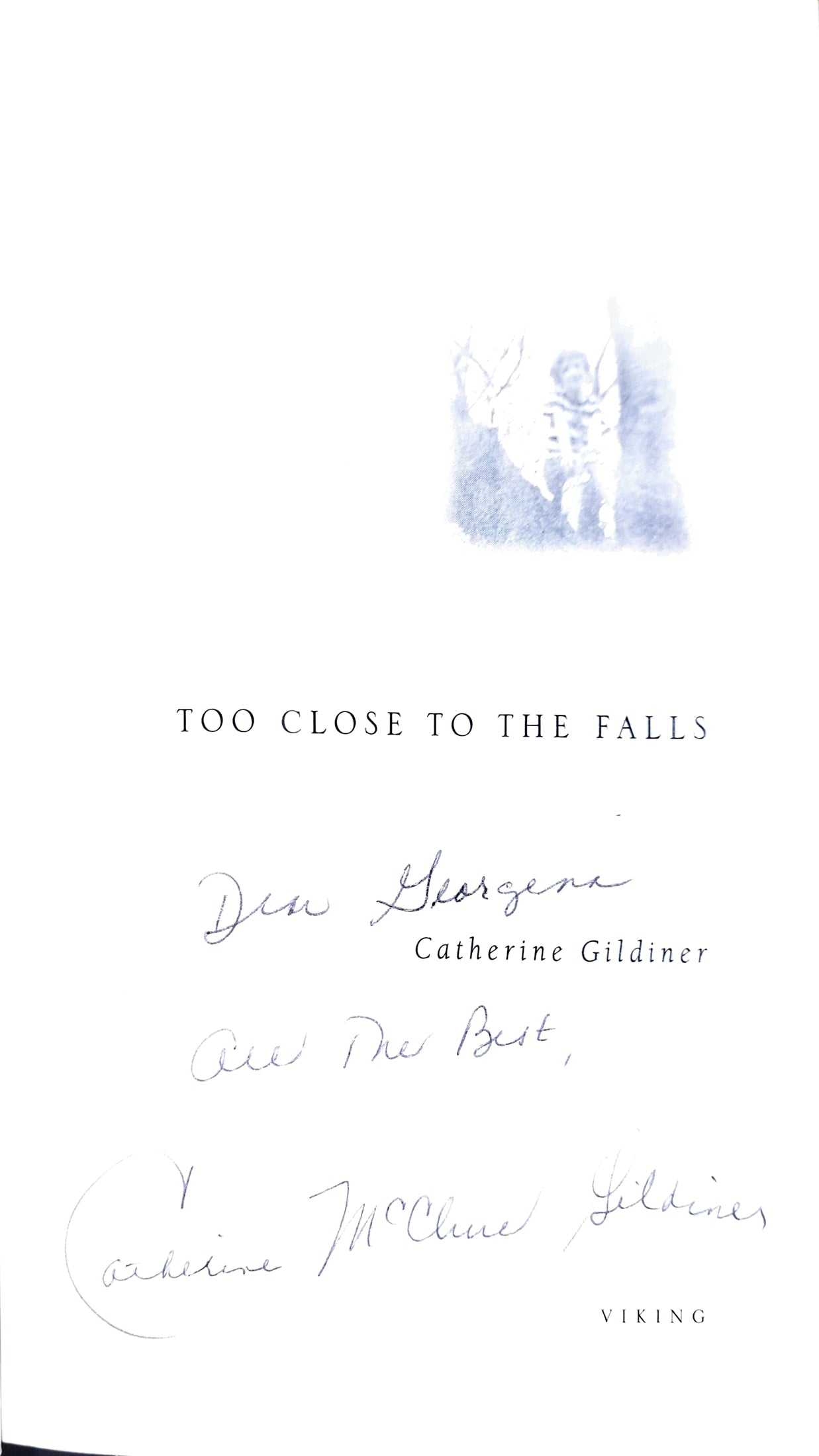 Too Close to the Falls by Catherine Gildiner