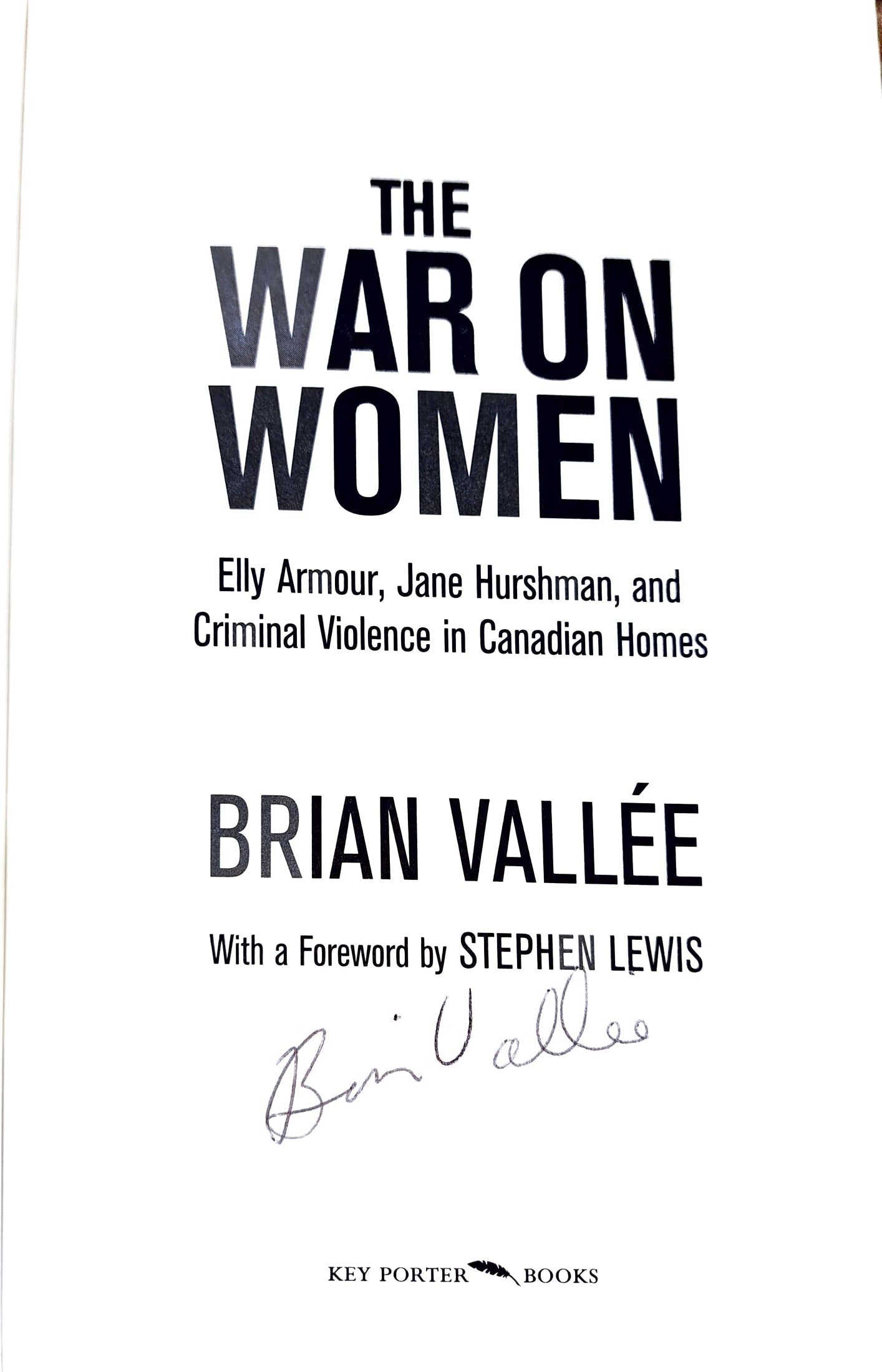 The War on Women by Brian Vallée